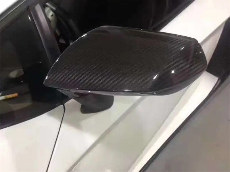 Forged Dry Carbon Replacement Mirrors for Huracan LP600 LP610 LP620 2014+ Mirror Cover Rearview Sider Mirrorcaps